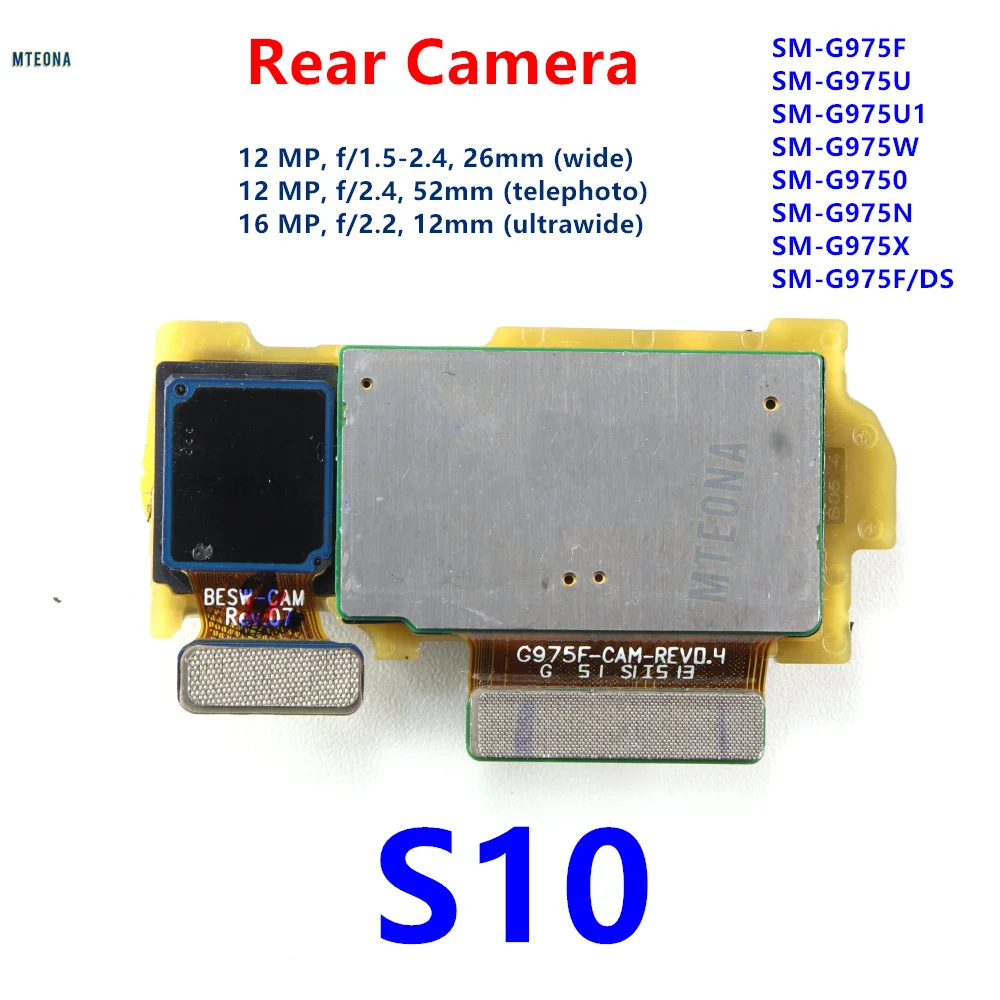 Enhanced Rear Camera Module with Wide, Telephoto, and Ultrawide Lenses