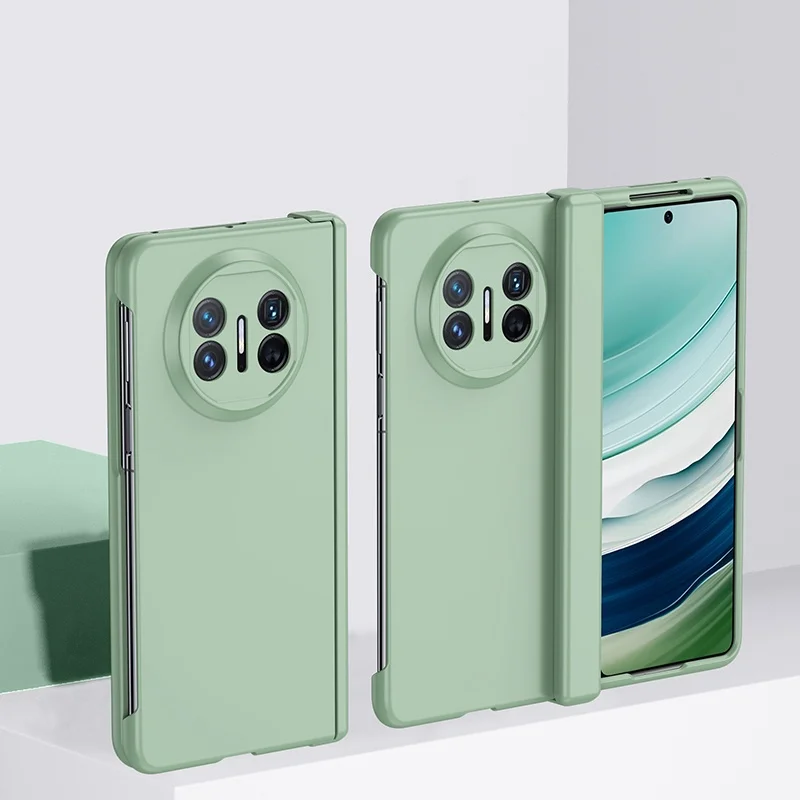 Premium Candy Color Hard PC Phone Case with Hinge Connection and Luxury Skin Feel