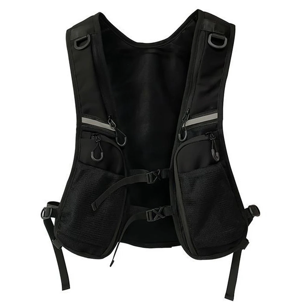 Functional Tactical Vest Chest Bag Lightweight Backpack Vest Pocket & Extra Storage Fashion Waistcoat For Cycling Running