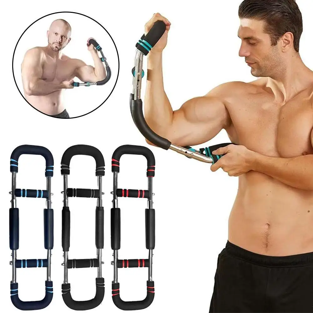 Adjustable Twister Arm Exerciser U-Shaped Wrist Strength Trainer Home Chest Expander For Shoulder Arm And Chest Exercise