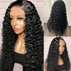 200 Density Deep Wave Lace Front Wig 13x6 Hd Lace Frontal Wig 4x4 13x4 Curly Human Hair Wigs For Women 360 Pre Plucked Lace Wig 5