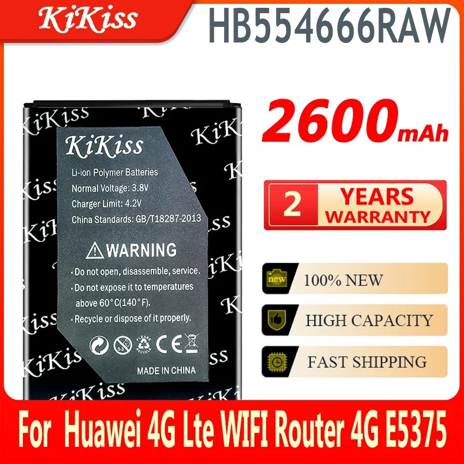 Batteria Kikiss Hb554666Raw Per Router Wifi Huawei 4G Lte E5372 E5375 Ec5377 E5373 E5330 E5336 E5351 E5372 E5356