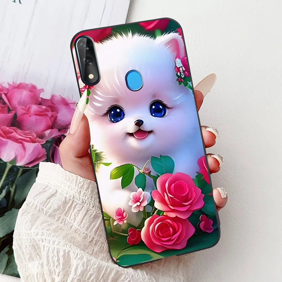 Cute Cool Spider Tiger Marble Soft Silicone Shockproof Phone Case Cover