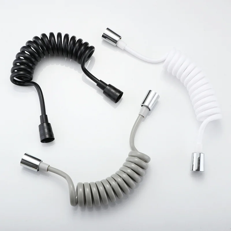 Shower Hose Spring Flexible Water Plumbing Toilet Bidet Sprayer Gun Telephone Line Plumbing Hose Bathroom Accessories 1PCS