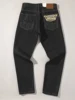 2025 Autumn and Winter American Retro Primary Color Black Denim Jeans Men's 86.4% Cotton Washed Old Heavyweight Straight Pants 2