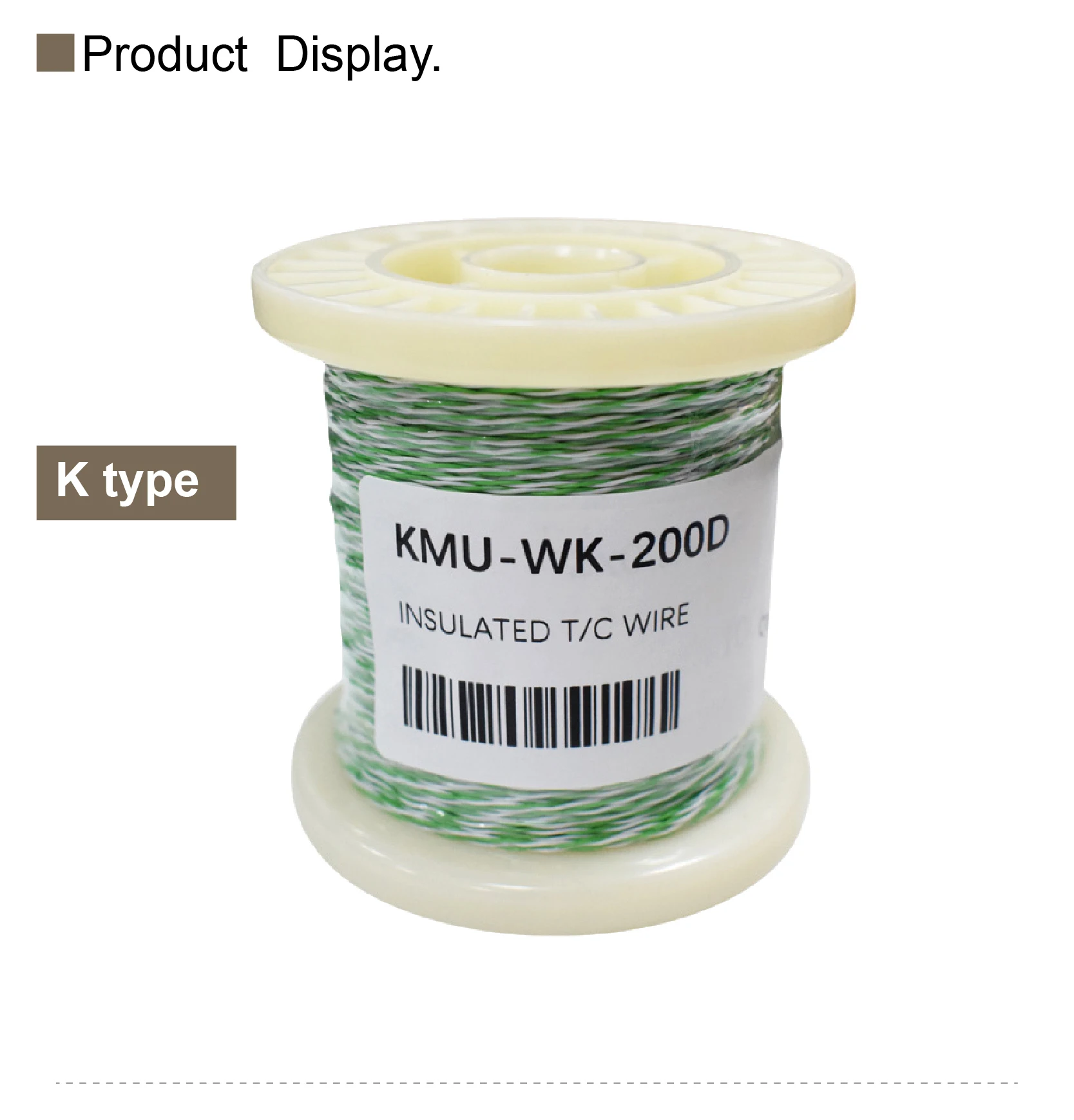 K Type Thermocouple Wire PTFE Twisted Pair Thermocouple Cable 1M-10M K T J E N T