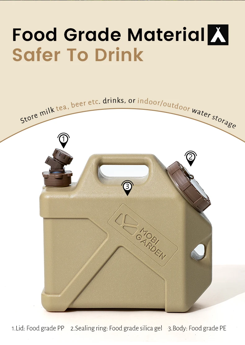 Water Container with Tap