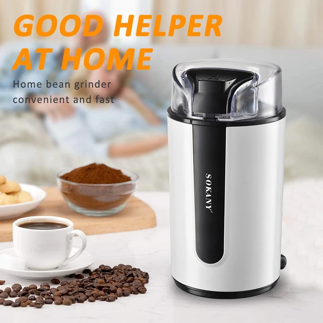 Spice Grinder Electric Quiet Electric Coffee Grinder With One-touch Control  200w Coffee Bean Grinder For Coffee Beans Spices - Coffee Grinders -  AliExpress