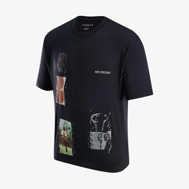 Nike officiel véritable JORDAN basket-ball pour hommes sport imprimé décontracté manches courtes FN5987-045 1