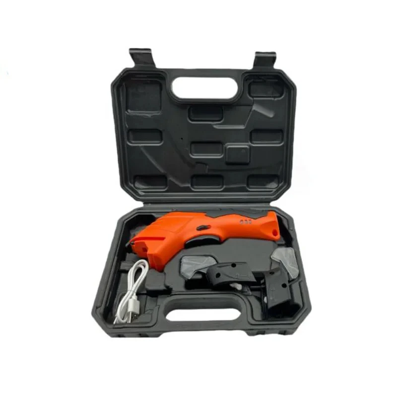 충전식 무선 전기 가위, 원단 천 커터, 가죽 카펫, 가정용 맞춤형 전기 가위 절단 도구, 상자 포함