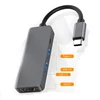 Rankman USB C Hub to 4K HDMI-Compatible USB 3.0 2.0 Type C PD Charging Dock for MacBook iPad Samsung S20 Dex TV Laptop Mouse 4