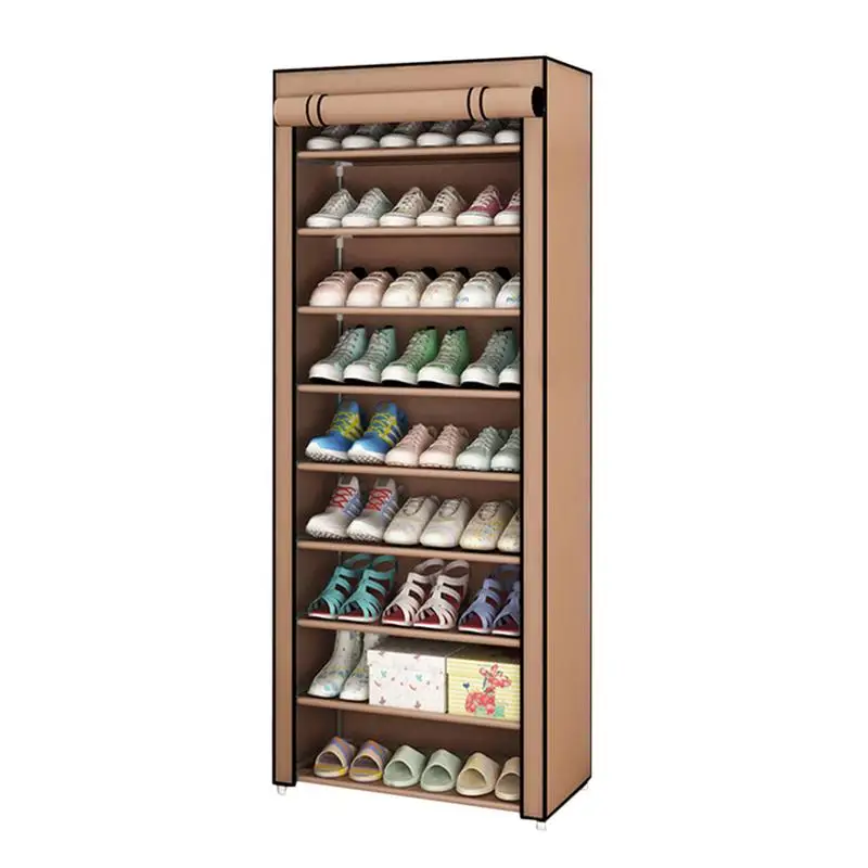 

Multilayer Shoe Cabinet Vertical Space Saving Nonwoven Shoes Shelf Organizer Shoe Stand Entryway Shoe Rack