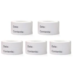 Self - Adhesive Waterproof Kitchen Storage Reminder Labels (5 rolls)