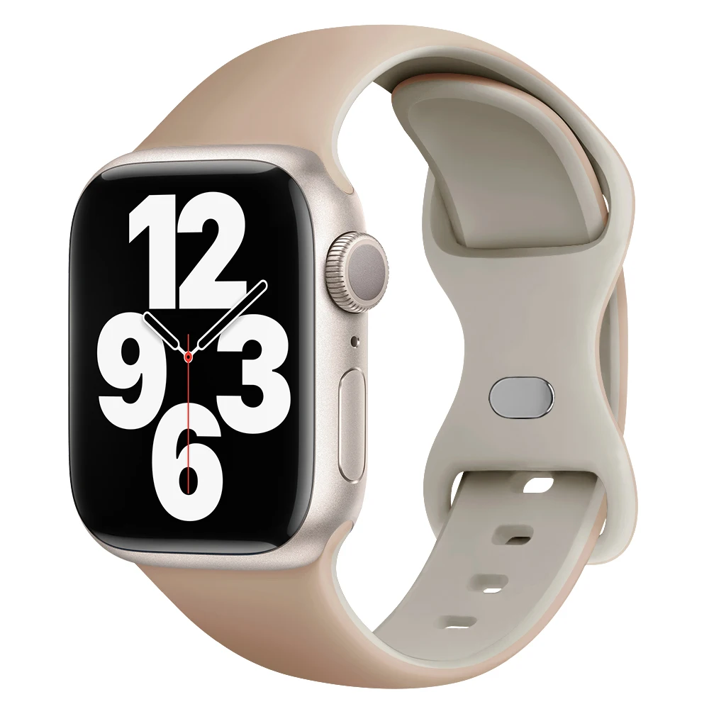 Premium Silicone Sport Strap for Smartwatch - Versatile and Durable Bracelet
