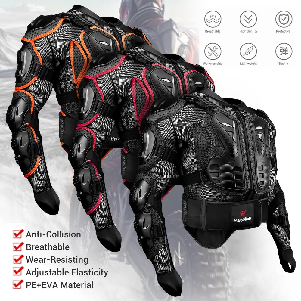 Motorcycle Jacket Chest Adult Protector Moto Body Armor Guard Racing Body Protector Armor Jacket Motocross Protective Gear