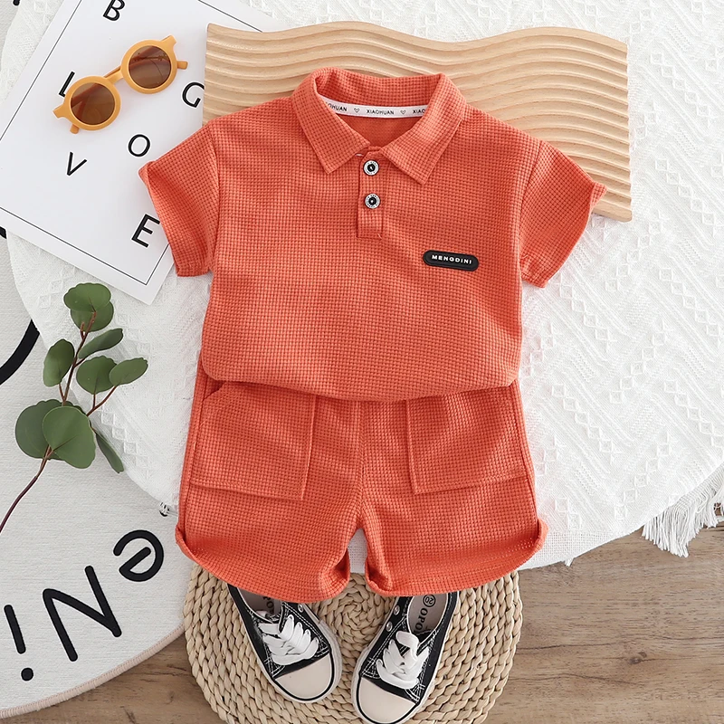 Boys Polo Shorts Set 3