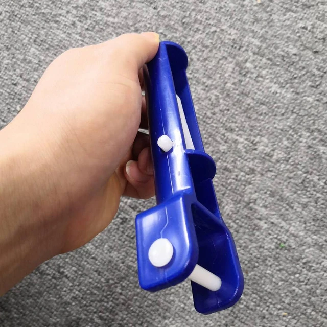 Kék V-Clip Head Fogantyúk Kit Abs V Shape Clip Kefe Fogantyú Tartós Műanyag V-Clip-Vel Az Úszómedence Gyógyfürdő Vákuumához - Image 3