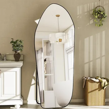 Irregular Aluminum Floor Mirror 1