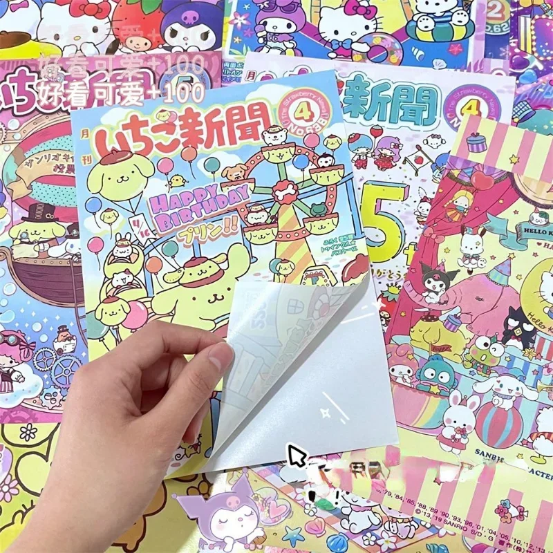 

30 листов/набор, самоклеящиеся наклейки на стену «Hello Kitty»