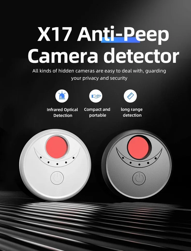 Positioning detector X17 detector new infrared anti-peeping wireless signal hotel anti-peeping and anti-eavesdropping