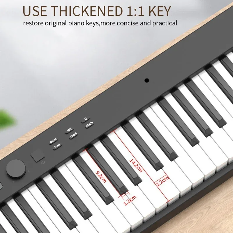 Folding Piano 88 Keys Adult Electronic Piano Beginners Midi Controller Musical Keyboard Professional Portable Electric Organ