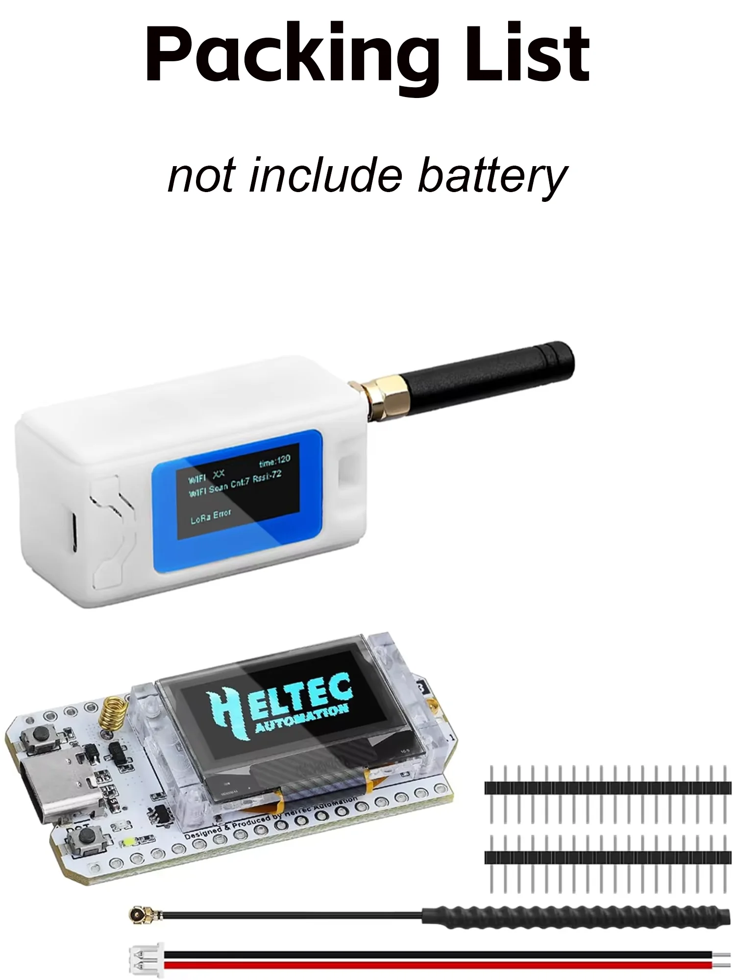 ตัวเลือกสินค้า ชุดพัฒนา LoRa สำหรับโปรเจกต์ IoT พร้อม GPS & BLE