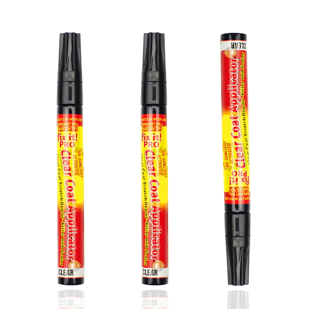Car-styling Fix It Pro Clear Car Scratch Repair Remover Pen Clear Coat Applicator Auto Car Paint Pen Yellow