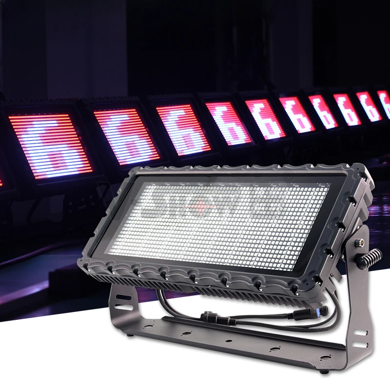 High Brightness 560W Waterproof Outdoor RGB Strobe Light IP65 DMX SMD DJ Stage Lights стробоскопы stage 4 x strobe