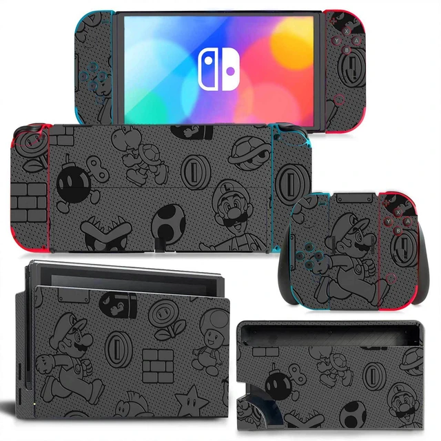 Capa protetora para Nintendo Switch, Super Mario Bros, Consola de Jogos  OLED, Casca Anti-riscos, Acessórios para Jogos Anime, Novo - AliExpress