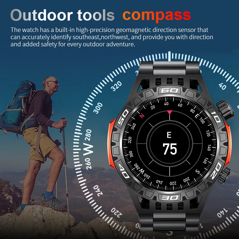 LIGE Ʈ ġ  LED  ħ  ƮϽ ƮĿ ð   ȭ SmartWatch For ȵ̵ IOS