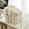 Transparent Book Stand Simple Free Combination U-shaped Book Organizer Acrylic Book Folder Desk Storage Rack Home Office