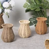 Decorative Rattan Vase Woven Decorative Table Vase for Dried Flower,Home and Office Durability and Waterproof Decors 3