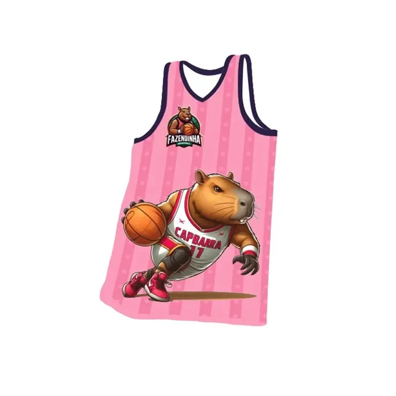 thumbnail image 1 of Camisetas de baloncesto BASKETMAN para hombre personalizables con sublimación completa impresa con nombre del equipo, número, logotipo, patrón de animales, chándales para hombre, 1 of 4