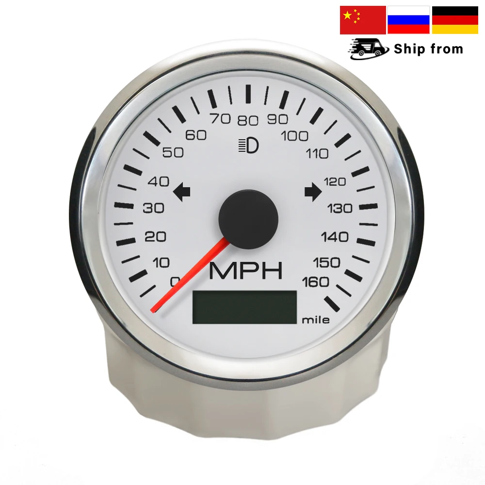 85mm Digital GPS Tacho Auto Boot Tachometer Motorrad