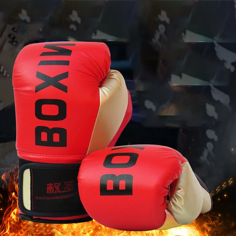 

1 Pair Karate Sanda Taekwondo Boxing Fighting Gloves Gloves Hand Protect Adult Children 23*14*4cm 27*15*3cm Martial Arts Sets
