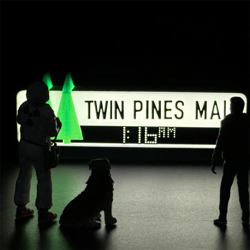 バックトゥザフューチャー TWIN PINES MALL 電飾看板 模型 バックトゥザフューチャー TWIN PINES MALL 電飾看板 模型 Twin