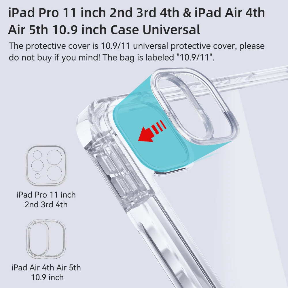 Capa para Ipad 10.2 ° ° ° 10 ° Gen Pro 12.9 ° ° ° Pro 11 ° ° ° Air ° ° Ipad 97 Mini 6 - Imagem 3