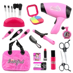 Ensemble de maquillage pour filles, jeu de Simulation de rôle pour enfants, sèche cheveux, cadeau de vacances 