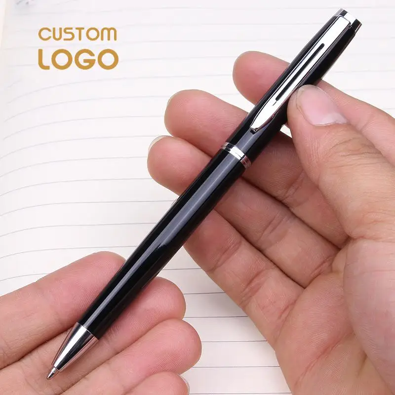 Custom Logo Gift Pens Metal Ballpoint Pen for order LP240103