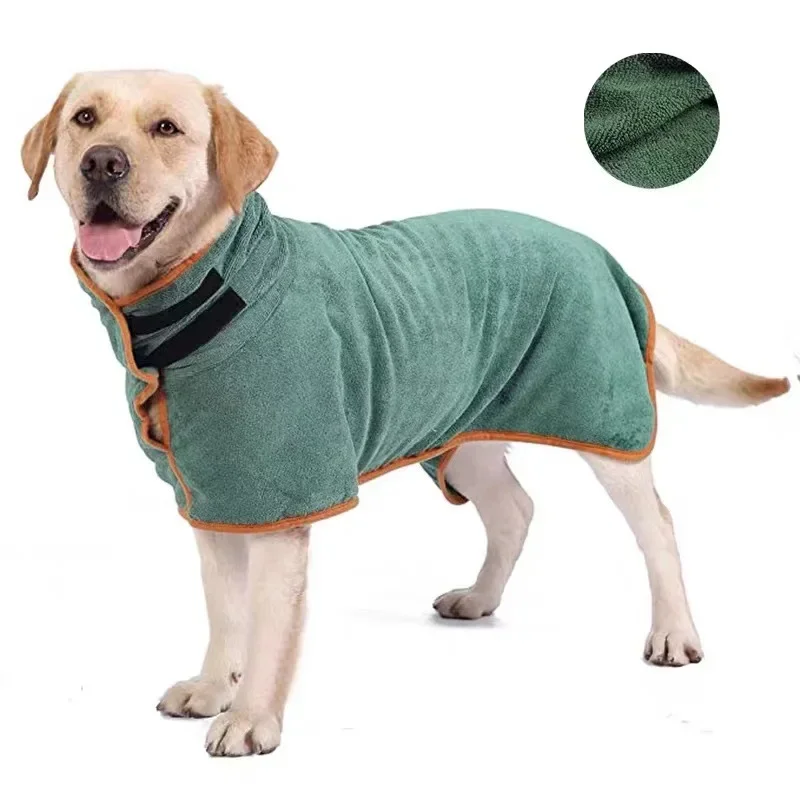 Dog Bathrobe Absorbent Pet Quick Drying Bath Towel Dog Bath Towel Large Small Dogs Clean Absorbent Bathrobe Full Body Wrap Cat Best Sellers In Pet Supplies