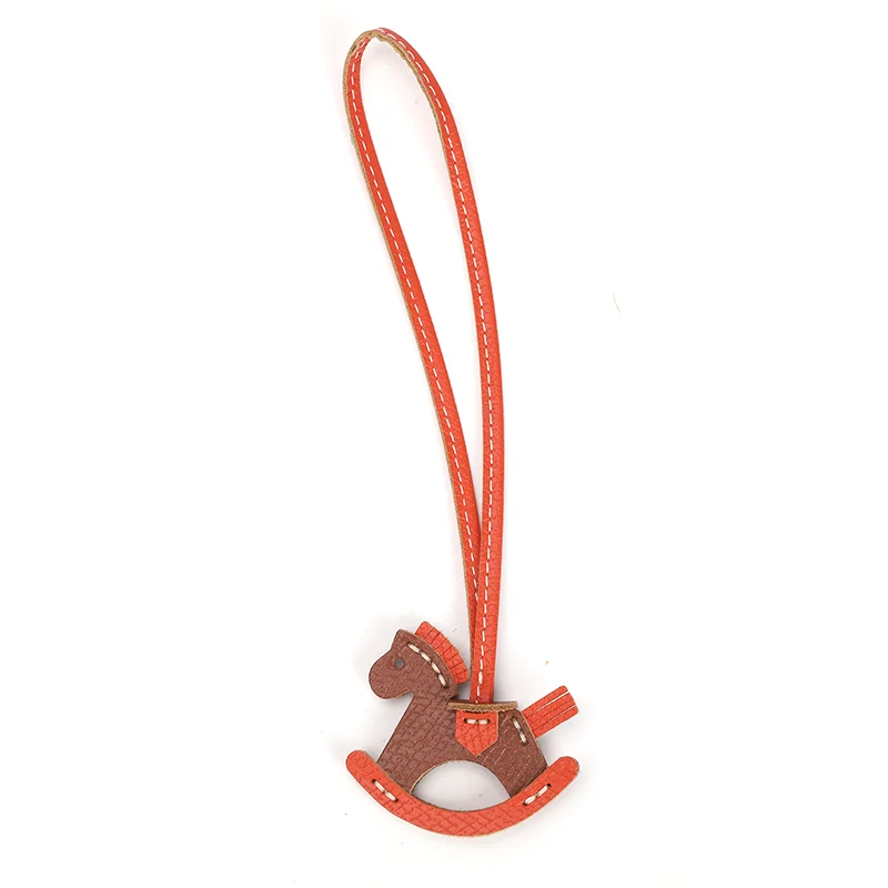 BONSNY Esmalte De Aleación De Animales Llavero Lindo Caballo Joyería Regalos Para Mujeres Niñas Coche Llaves Bolso Charms Accesorios (Multi