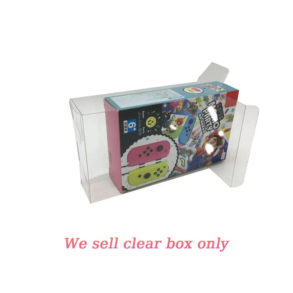 Cover In Pet Trasparente Per Switch Ns Mariod Party Controller Bundle Version Game Limited Edition Version Display Storage Box