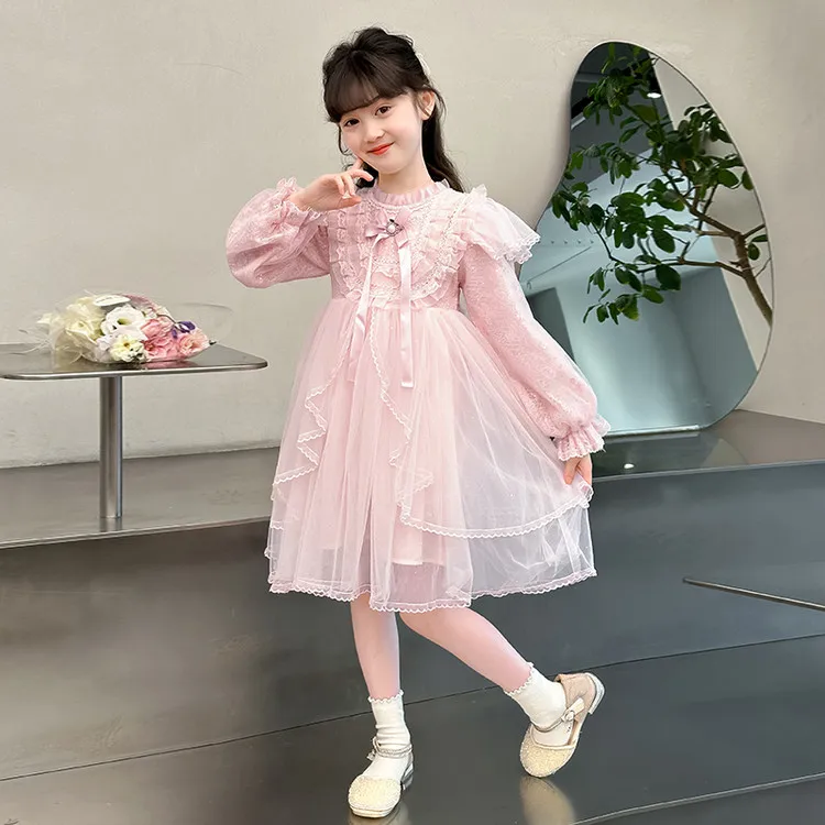 green emerald velvet dress 2Bunnies Girls' 3T-10yr Ombre Sequin Long Sleeve Dress – 2BUNNIES main image 1
