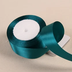 Luxurious Silk Satin Ribbons for Gift Wrapping and Event Decoration (96 dark T blue)