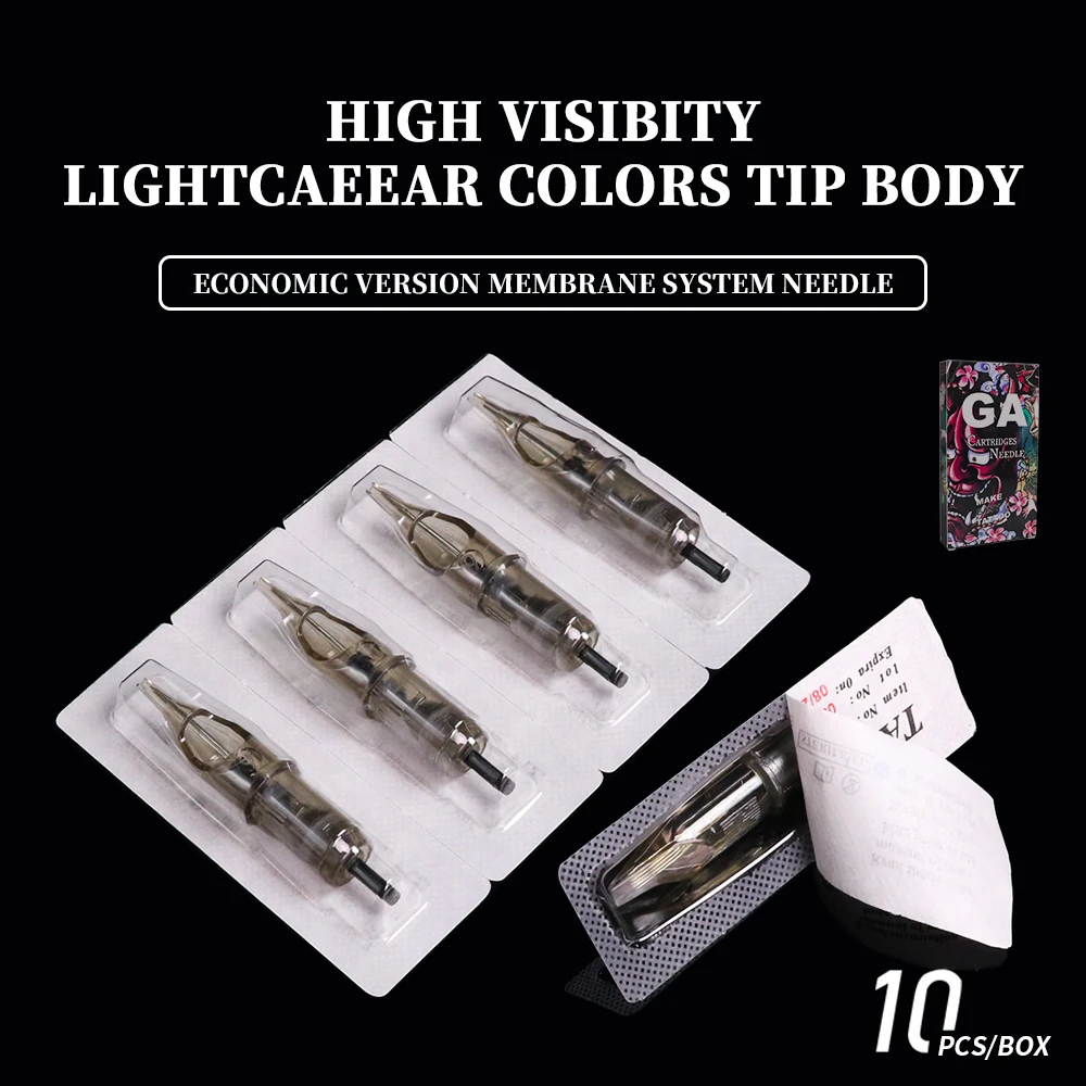 Professional Tattoo Machine Kit Complete DC Jack Rotary Machine Pen with 10pc Cartridge Needle 7pc Ink For Tattoo Beginner Sets