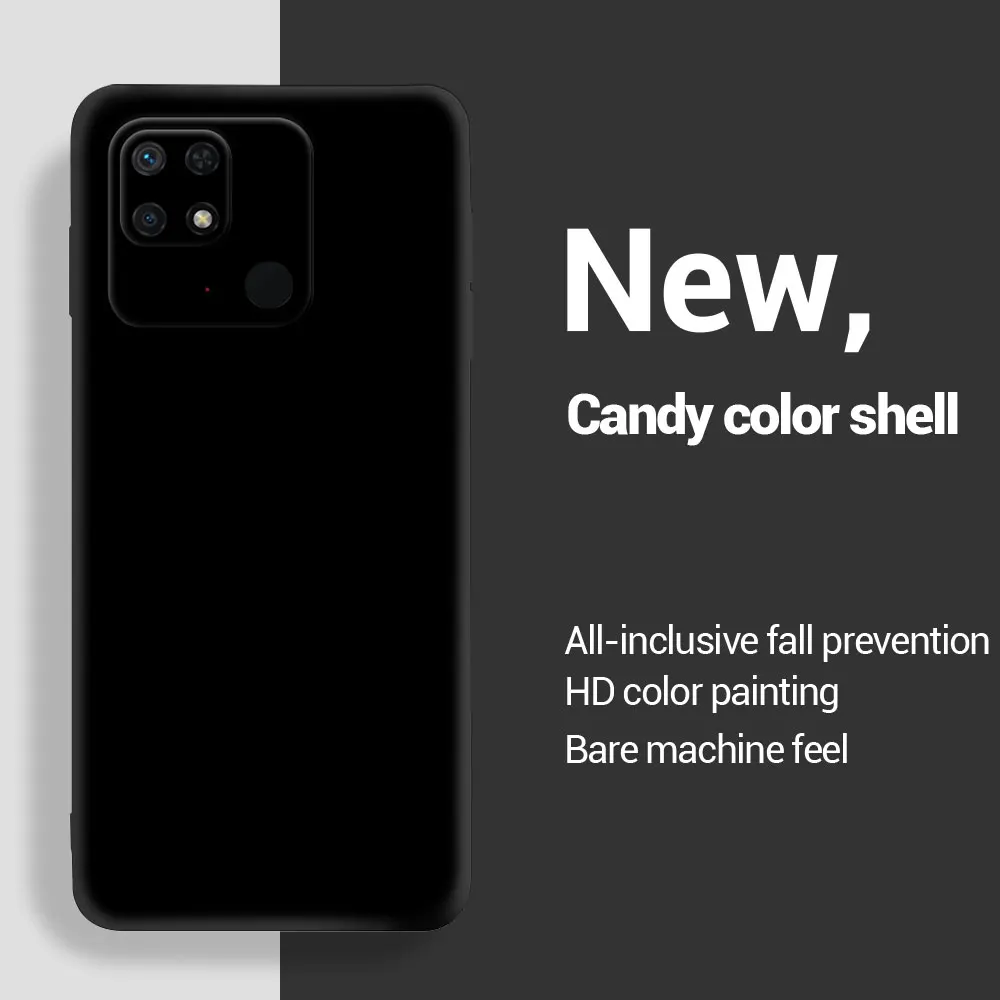 thumbnail image 1 of Luxury Liquid Silicone Case for Xiaomi Redmi 10C 10A 9A 9C 12c Redmi Note 10 10S 11 11s 12s 12 Pro 5G A1 A2 Plus Cover Fundas, 1 of 5