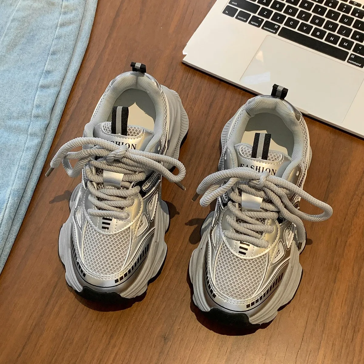 النساء منصة أحذية رياضية الخريف الشتاء ارتفاع جديد...