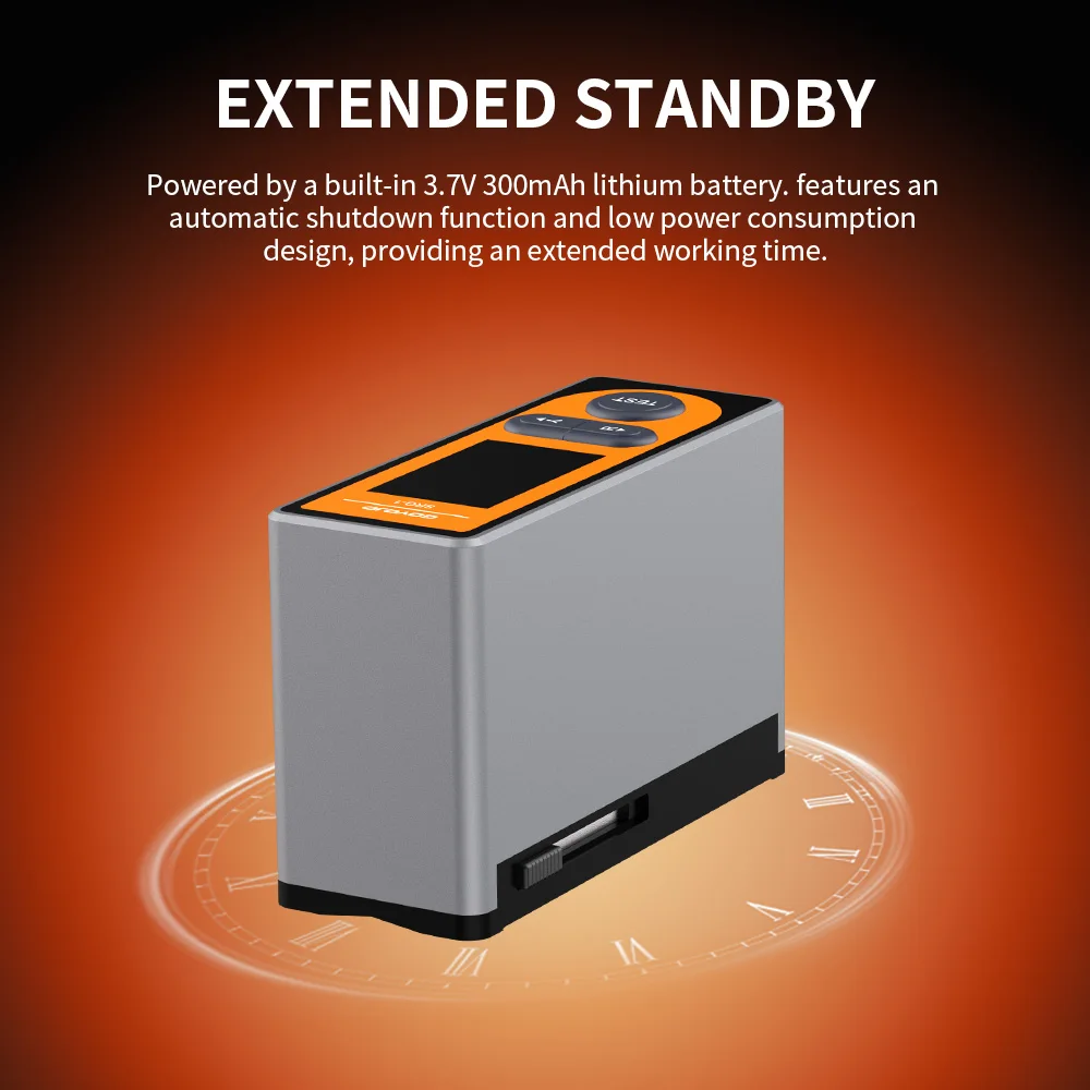 GOYOJO Surface Roughness Tester, High-Precision Digital Profilometer with Blueto