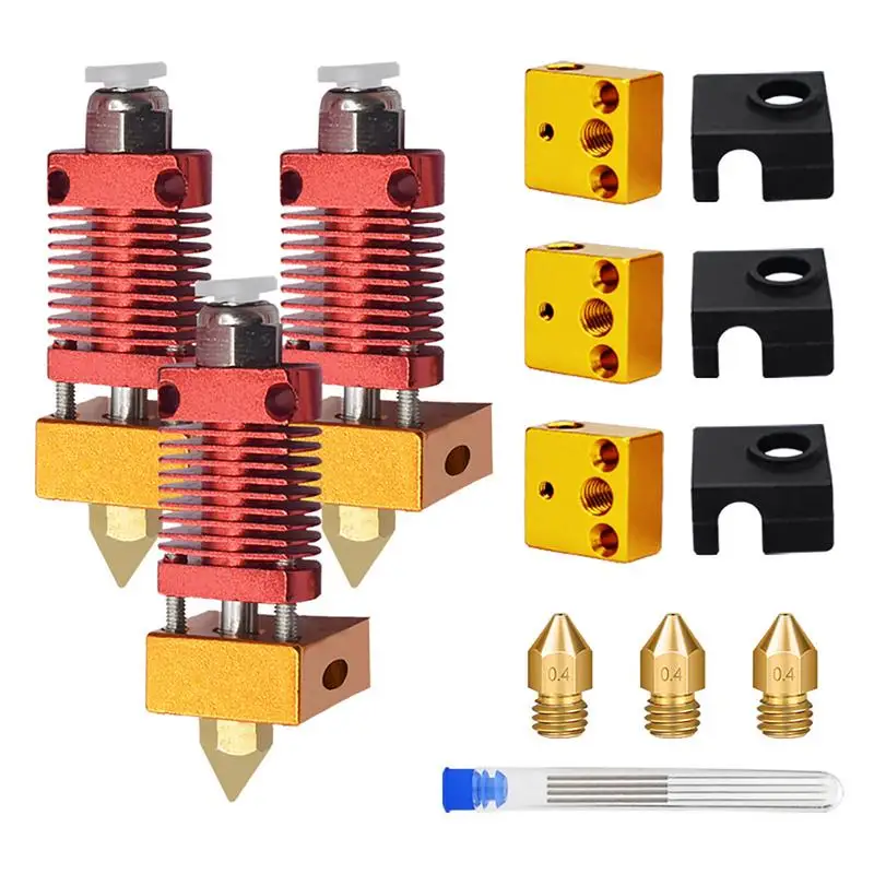 3D Printer Parts MK8 Extruder Upgrade Aluminum Alloy Block Bowden Extruder Flexible Filament For Ender3 Ender3 Pro CR 10 CR 10S форсунка для 3d принтера ender3 pro 3 1 1 75 mk7 mk8 супер жесткая стальная форма стальной коррозионно стойкий экструдер с резьбой мм