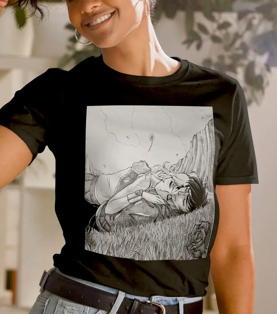 

Футболка унисекс с коротким рукавом для влюбленных пар аниме